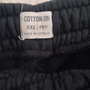 Cotton On Black Track Pants XXS